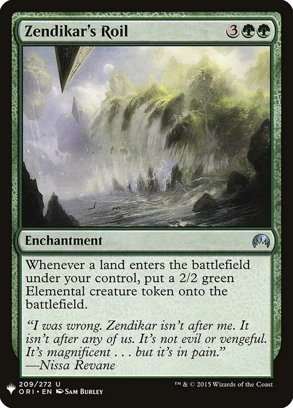 Zendikar's Roil [The List]