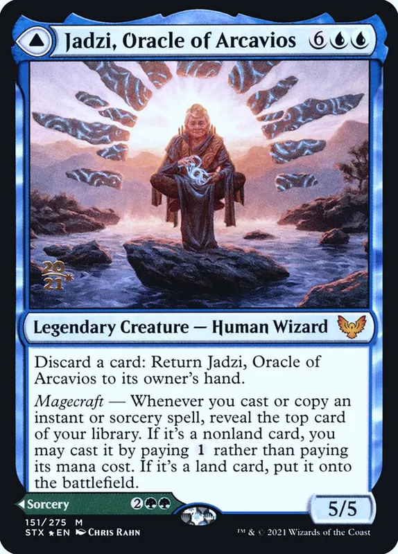 Jadzi, Oracle of Arcavios // Journey to the Oracle [Strixhaven: School of Mages Promos]