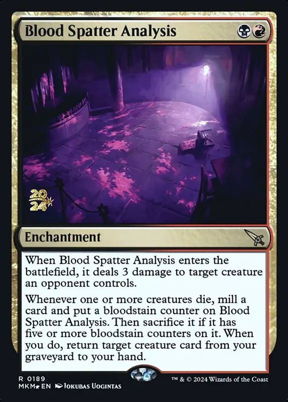 Blood Spatter Analysis [Murders at Karlov Manor Promos]