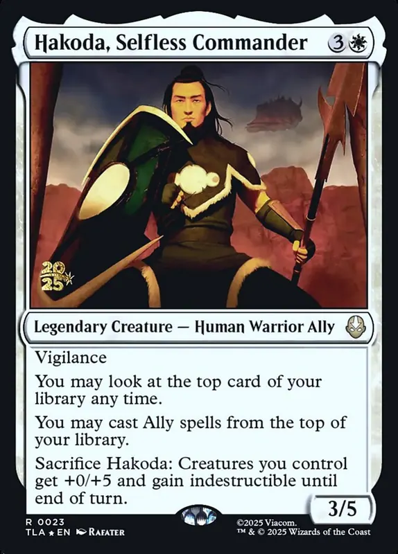 Hakoda, Selfless Commander [Avatar: The Last Airbender Promos]
