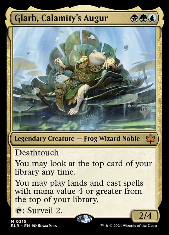 Glarb, Calamity's Augur [Bloomburrow Promos]