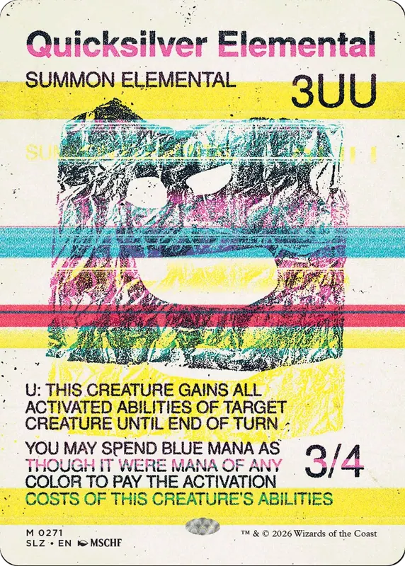 Quicksilver Elemental (0271) [Secret Lair x MSCHF: The Zeta Set]