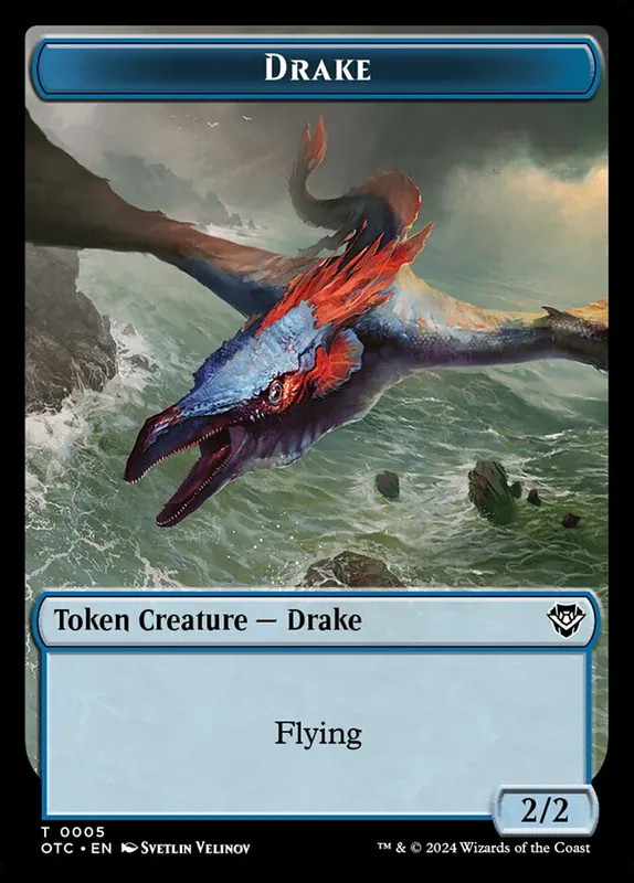 Drake [Outlaws of Thunder Junction Commander Tokens]