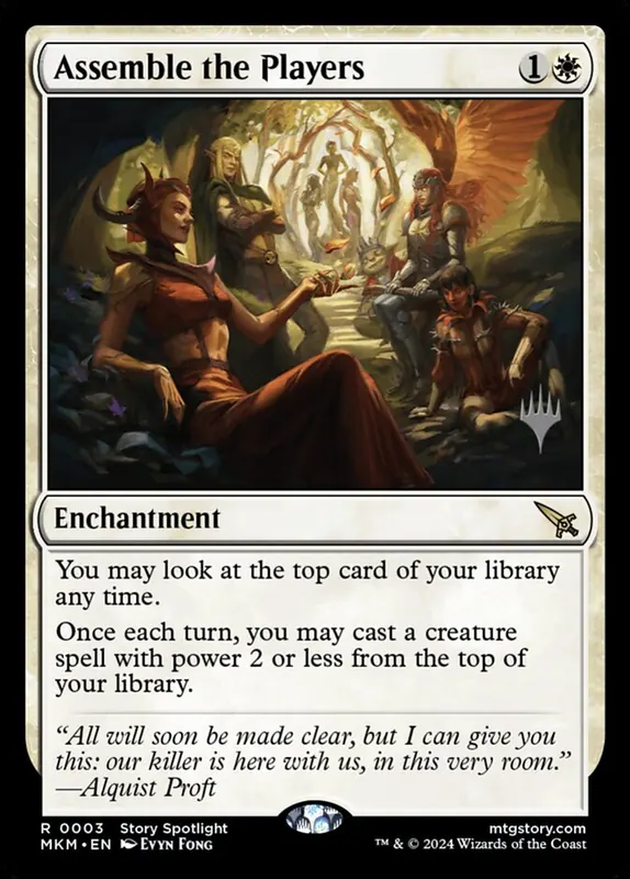 Assemble the Players [Murders at Karlov Manor Promos]