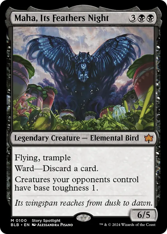 Maha, Its Feather Night Español [Bloomburrow]