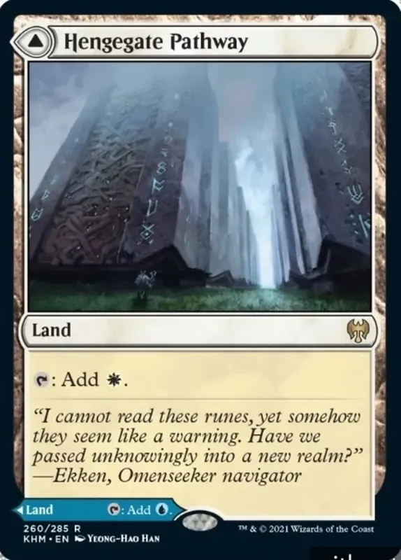 Hengegate Pathway // Mistgate Pathway - Español [Kaldheim]