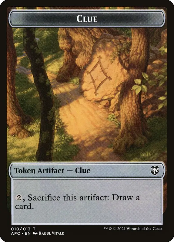 Clue [Forgotten Realms Commander Tokens]