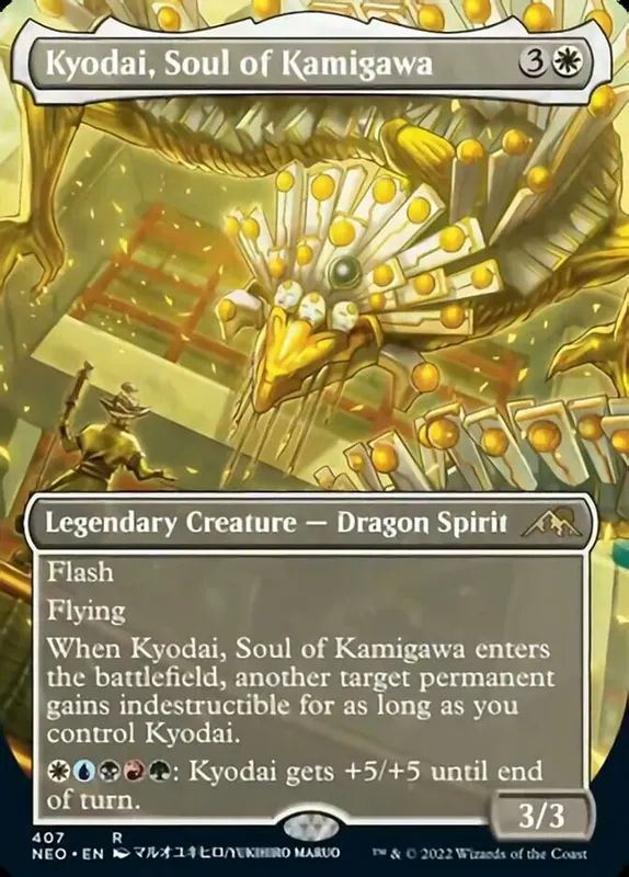 Kyodai, Soul of Kamigawa (Borderless Alternate Art)- Japones [Kamigawa: Neon Dynasty]