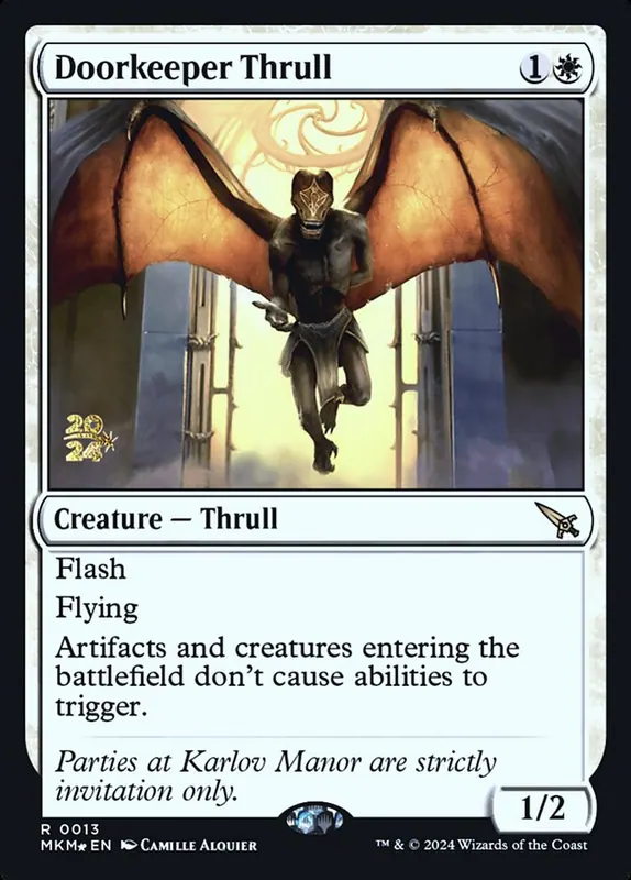 Doorkeeper Thrull [Murders at Karlov Manor Promos]