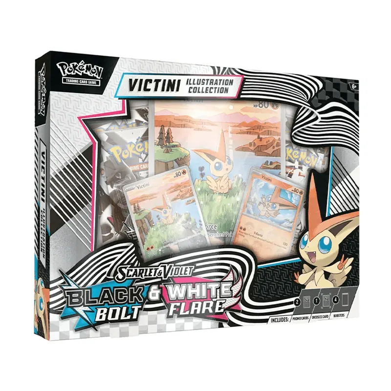 Pokémon - Victini Illustration Collection - Black Bolt & White Flare - Ingles & Español