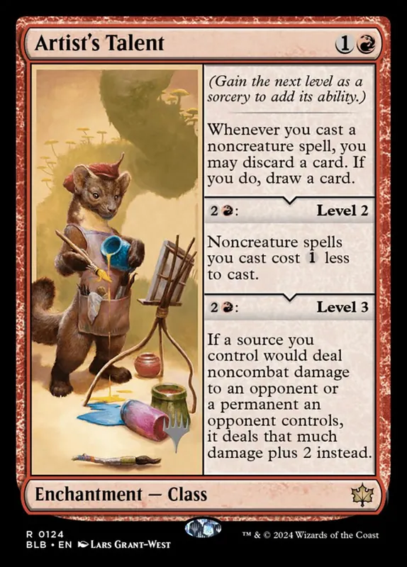 Artist's Talent [Bloomburrow Promos]