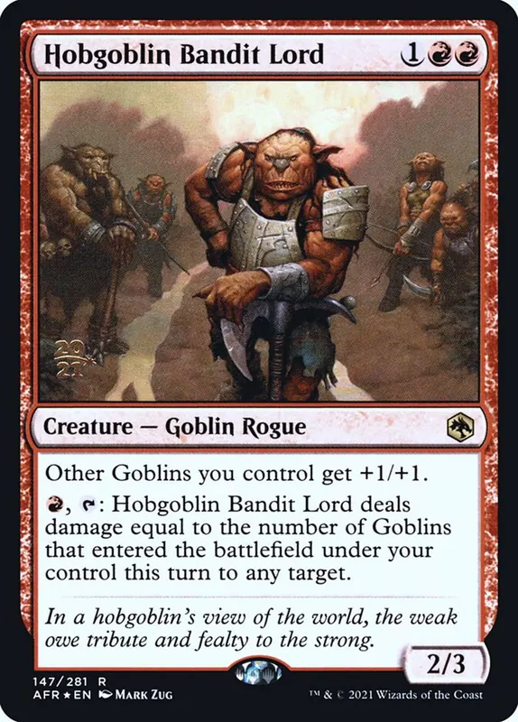 Hobgoblin Bandit Lord [Adventures in the Forgotten Realms Promos]