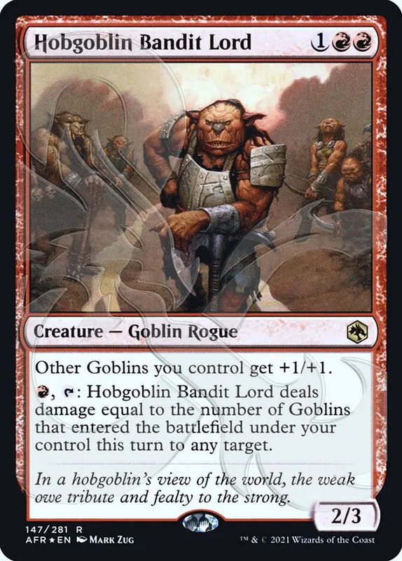 Hobgoblin Bandit Lord [Adventures in the Forgotten Realms Promos]