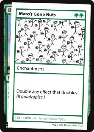 Maro's Gone Nuts (2021 Edition) [Mystery Booster Playtest Cards]