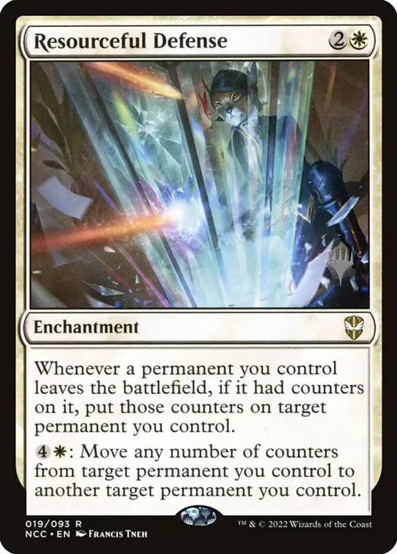 Resourceful Defense [New Capenna Commander Promos]