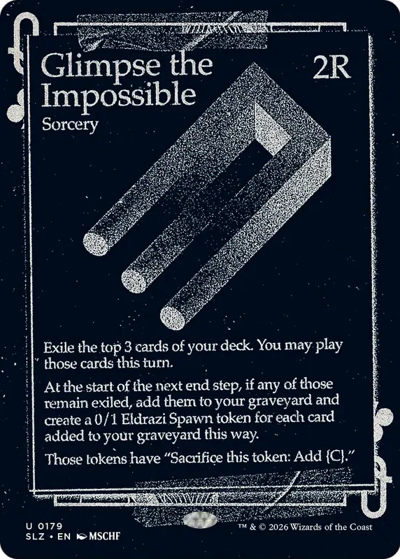 Glimpse the Impossible (0179) [Secret Lair x MSCHF: The Zeta Set]