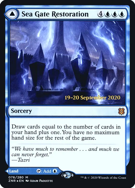 Sea Gate Restoration // Sea Gate, Reborn [Zendikar Rising Promos]