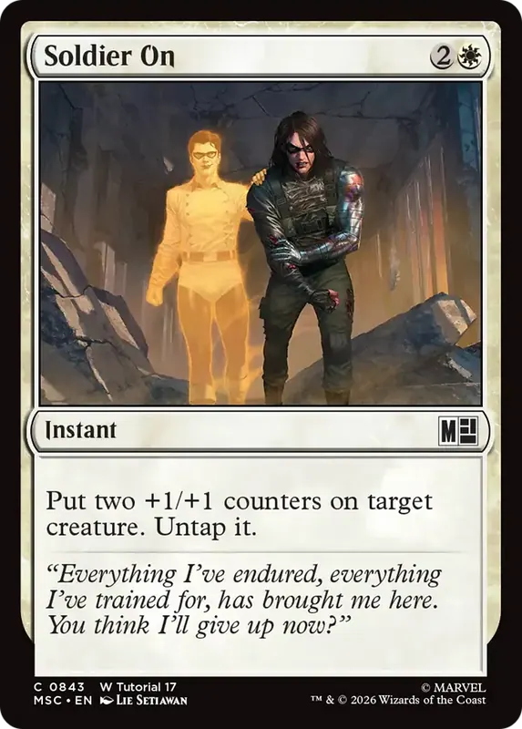 Soldier On (0843) [Marvel Super Heroes Commander]