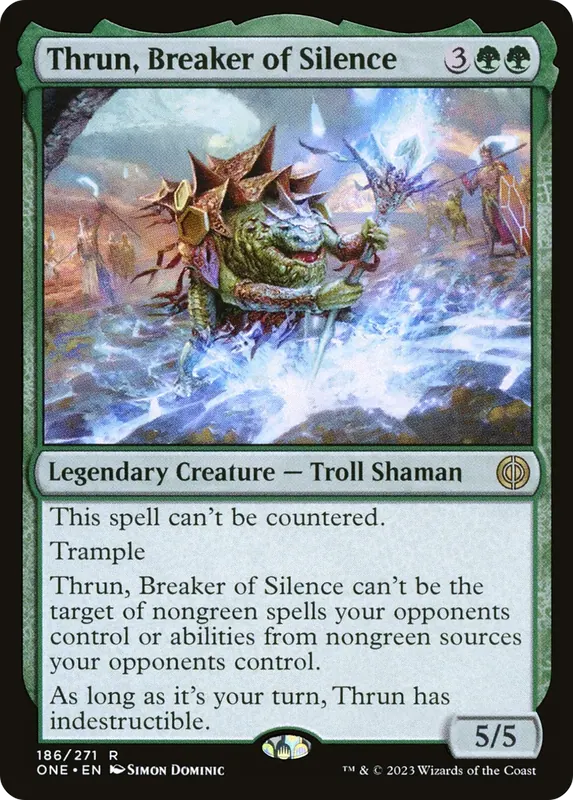 Thrun, Breaker of Silence - Español [Phyrexia: All Will Be One]