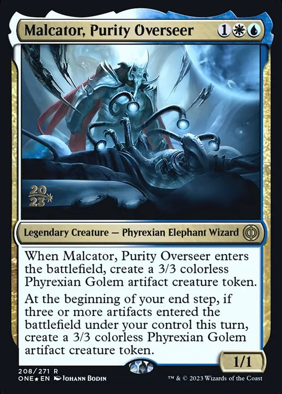 Malcator, Purity Overseer [Phyrexia: All Will Be One Promos]