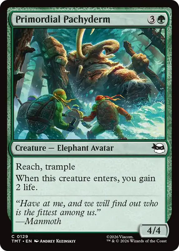 Primordial Pachyderm [Teenage Mutant Ninja Turtles]