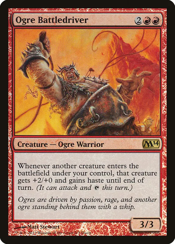 Ogre Battledriver [Duels of the Planeswalkers 2014 Promos]