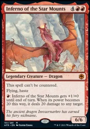 Inferno of the Star Mounts (Promo Pack) [Dungeons & Dragons: Adventures in the Forgotten Realms Promos]