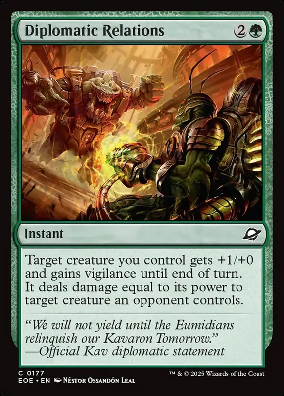Diplomatic Relations [Edge of Eternities]