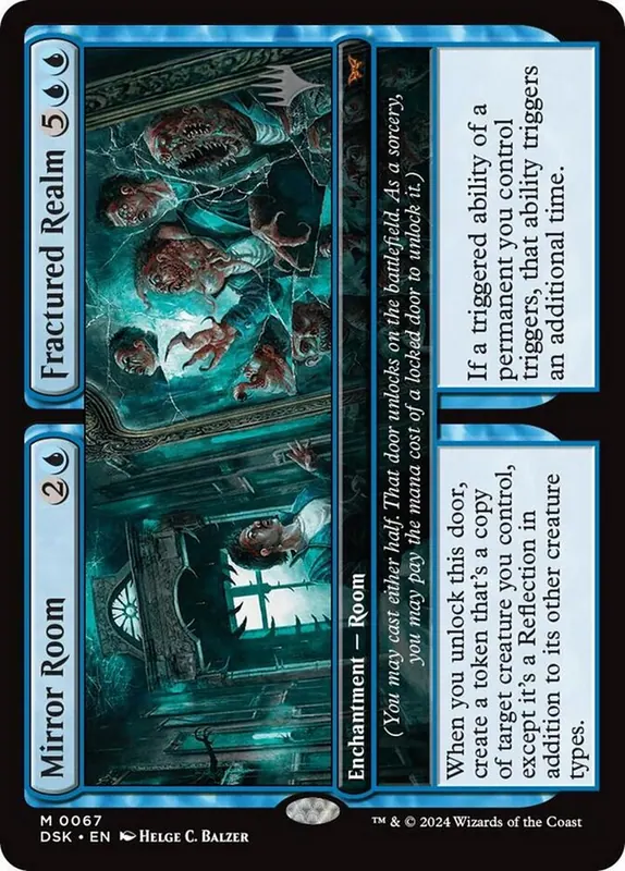 Mirror Room // Fractured Realm [Duskmourn: House of Horror Promos]