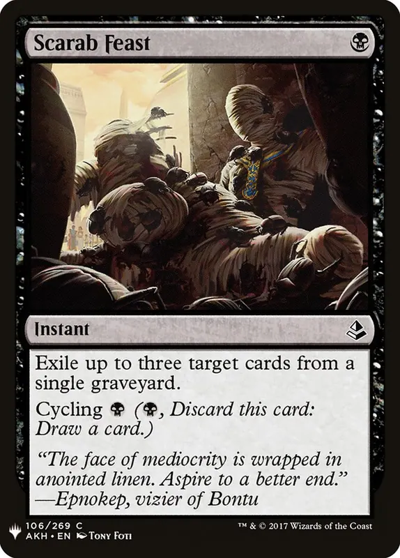 Scarab Feast [The List]