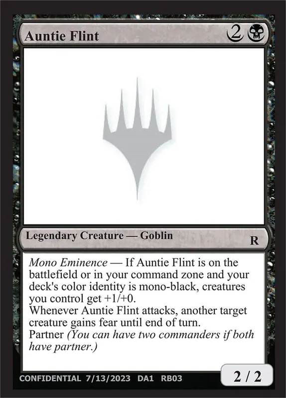 Auntie Flint [Unknown Event]