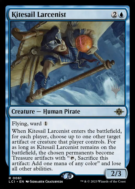 Kitesail Larcenist [The Lost Caverns of Ixalan Promos]