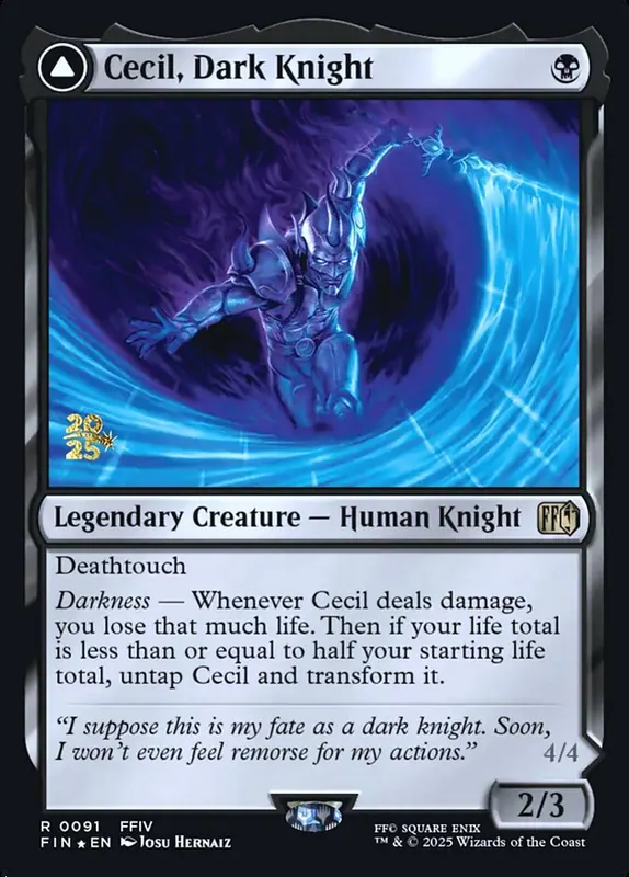 Cecil, Dark Knight // Cecil, Redeemed Paladin [Final Fantasy Promos]
