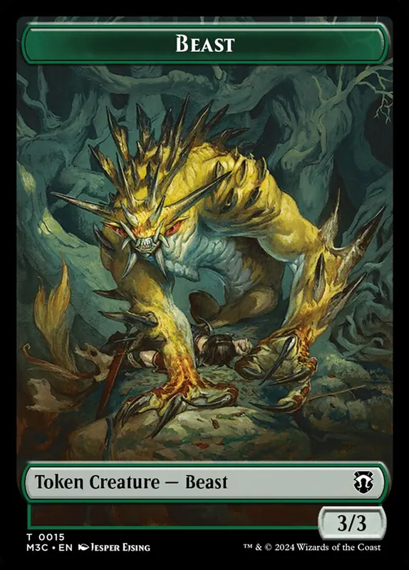 Beast [Modern Horizons 3 Commander Tokens]