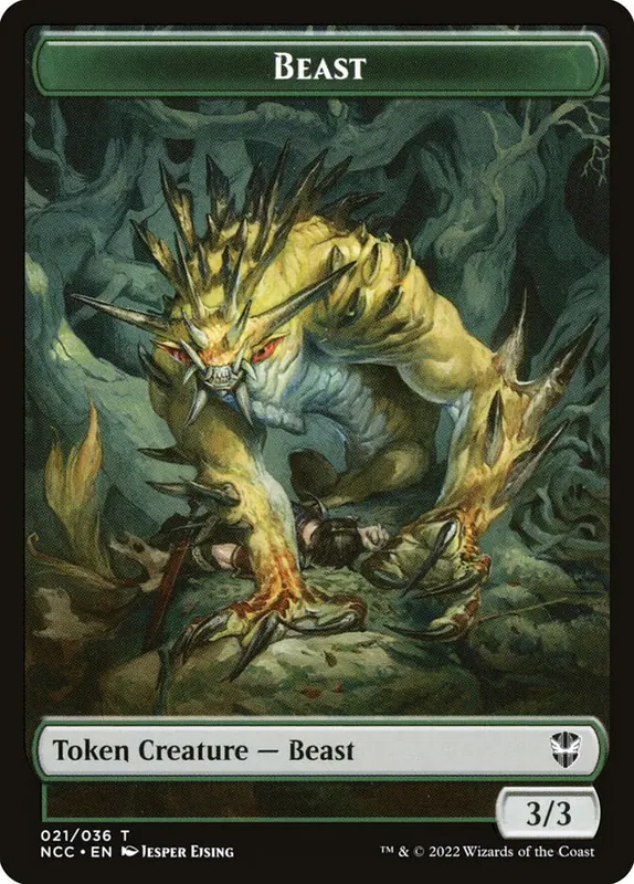 Beast [New Capenna Commander Tokens]