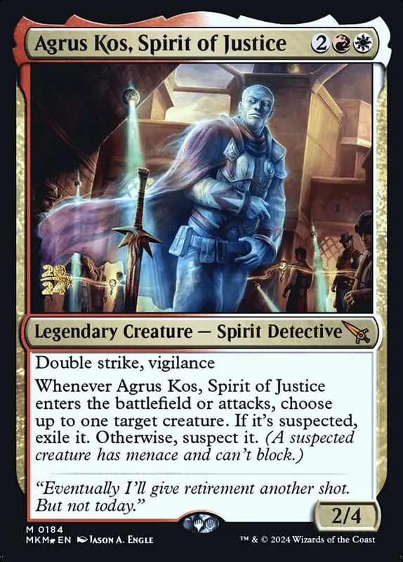 Agrus Kos, Spirit of Justice [Murders at Karlov Manor Promos]