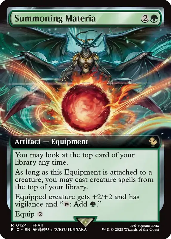 Summoning Materia (Extended Art) [FINAL FANTASY Commander]