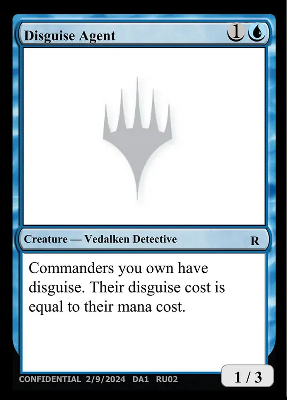 Disguise Agent [Unknown Event]
