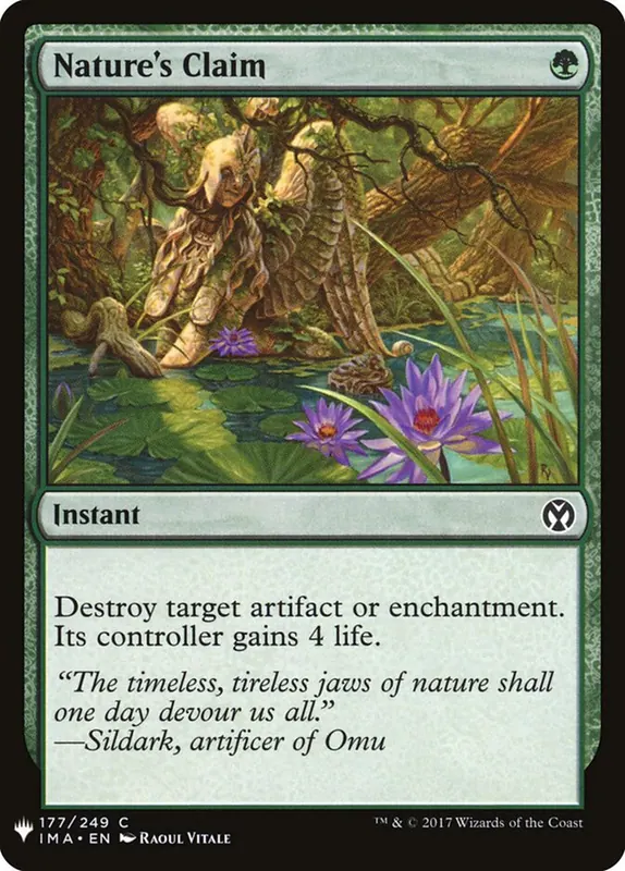 Nature's Claim [The List]