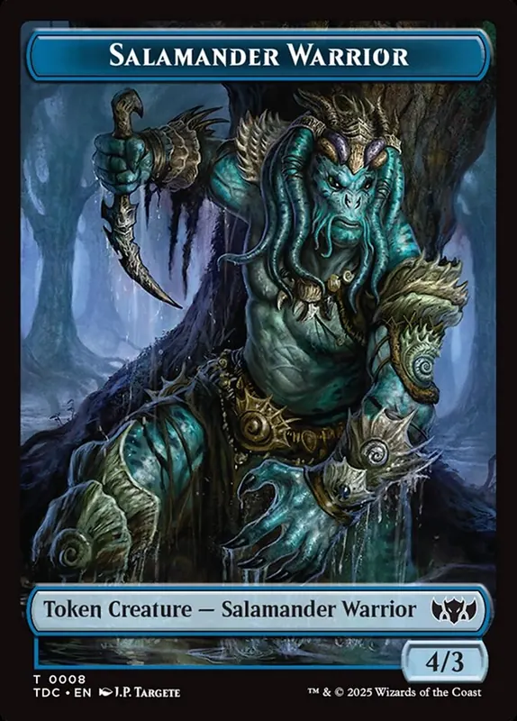 Salamander Warrior [Tarkir: Dragonstorm Commander Tokens]