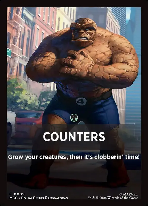 Counters [Marvel Super Heroes Jumpstart Front Cards]