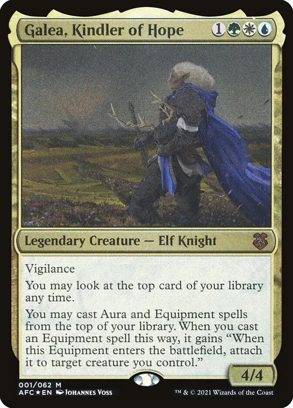 Galea, Kindler of Hope [Forgotten Realms Commander Display Commanders]