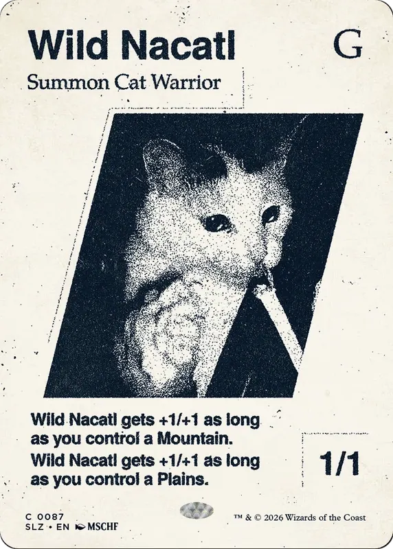 Wild Nacatl (0087) [Secret Lair x MSCHF: The Zeta Set]