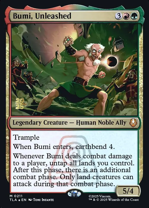Bumi, Unleashed [Avatar: The Last Airbender Promos]