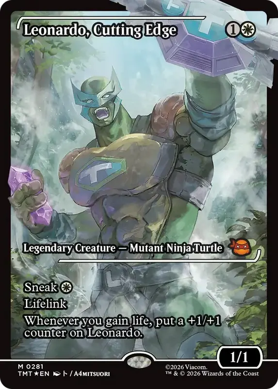 Leonardo, Cutting Edge (Showcase) [Teenage Mutant Ninja Turtles]