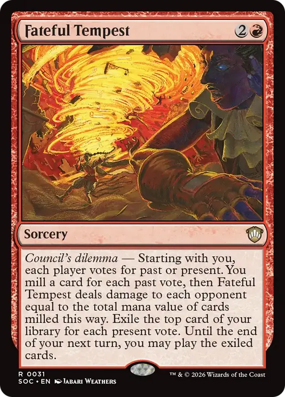 Fateful Tempest [Secrets of Strixhaven Commander]