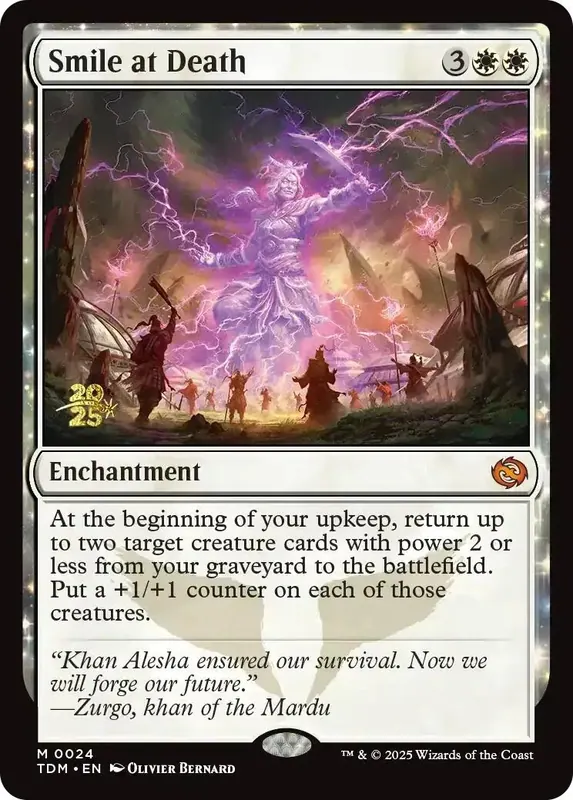 Smile at Death [Tarkir: Dragonstorm Prerelease Cards] - Español