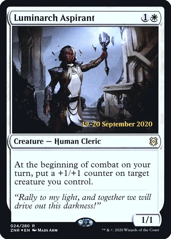 Luminarch Aspirant [Zendikar Rising Promos]