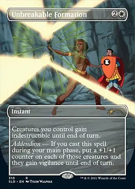 Unbreakable Formation (Borderless) [Secret Lair Drop Series]