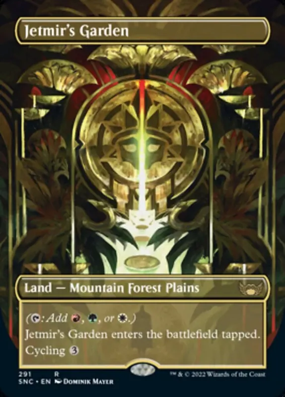 Jetmir's Garden (Borderless Alternate Art) - Español [Streets of New Capenna]